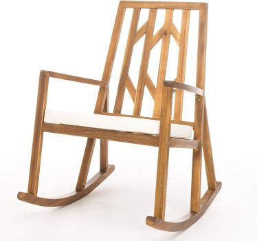 Christopher Knight Home Nuna Outdoor Wood Rocking Chair