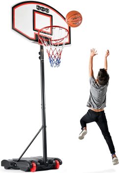 Play22 Kids Adjustable Basketball Hoop Height 5-7 FT