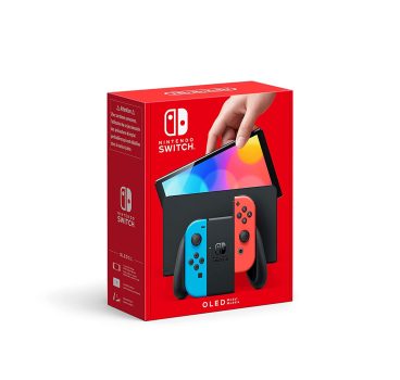 Nintendo Switch OLED Model w/Neon Blue/Neon Red Joy-Con