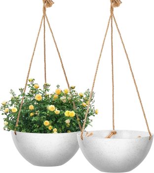 2-Piece Vivosun Hanging Planters Baskets 10 Inch