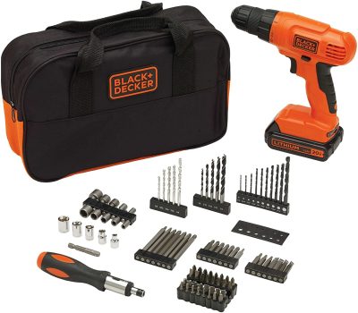 BLACK+DECKER 20V MAX Drill & Drill Bit Set 100Pc BDC120VA100