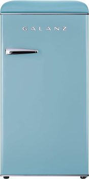 Galanz Retro Compact Single Door 3.3 Cu Ft Refrigerator