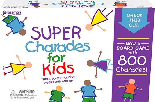 Pressman Super Charades for Kids Board Game