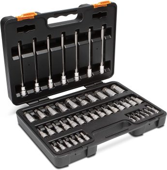 Gearwrench 44 Piece SAE/Metric Hex Bit Socket Master Set 89086