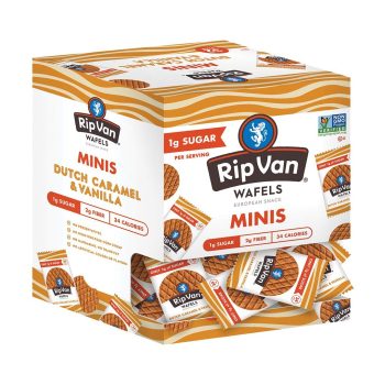 32PK Rip Van Wafels Dutch Caramel & Vanilla Mini Stroopwafels
