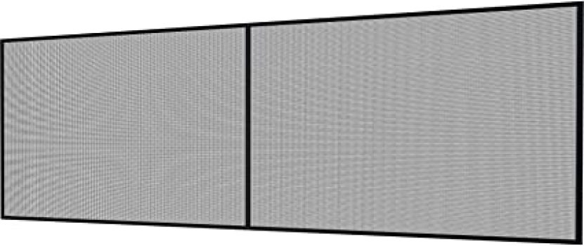 VEVOR Garage Door Screen 18 x 7 ft for 2 Cars
