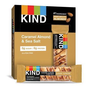 12CT KIND Bars, Caramel Almond & Sea Salt Gluten Free
