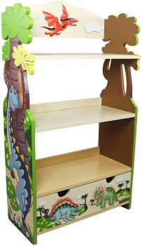 Fantasy Fields Dinosaur Kingdom Thematic Kids Wooden Bookcase