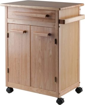 Winsome Wood Single Drawer Kitchen Cabinet Storage Cart