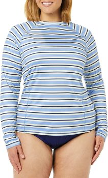 Amazon Essentials Womens Rash Guard Long Sleeve T-Shirt