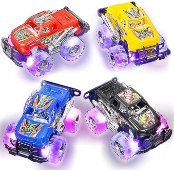 2-Pack ArtCreativity Light Up Monster Truck Set 6-inch