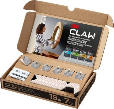 6-Pack 3M CLAW Drywall Picture Hanger w/Temporary Spot Marker