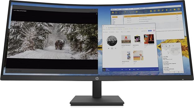 HP M34d 34-inch WQHD Curved Monitor