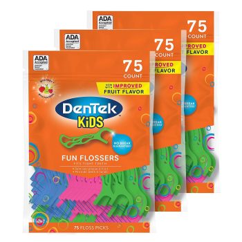 225-Count DenTek Kids Limited Edition Monster Fun Flossers