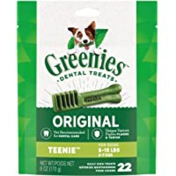 Amazon.com: 22-Count GREENIES Original Large Natural Dental Care Dog Treats 6oz for $4.78( was $9.98 )