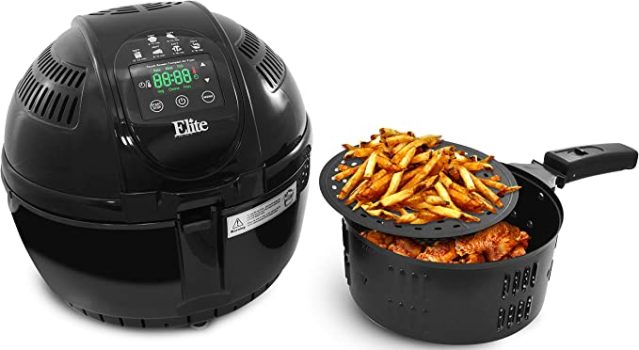 Elite Gourmet 3.5-Qt. Dual Layer Digital Air Fryer