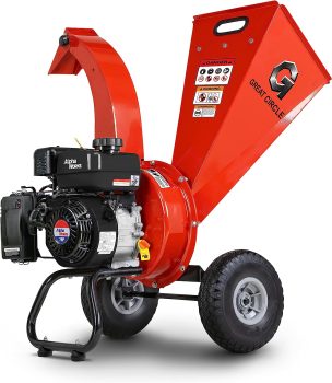 GreatCircleUSA Ultra Duty 7 HP Mini Wood Chipper Shredder Mulcher