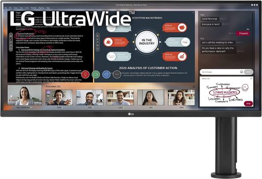 LG 34WP580-B 34-in UltraWide FHD HDR Monitor w/Ergo Stand