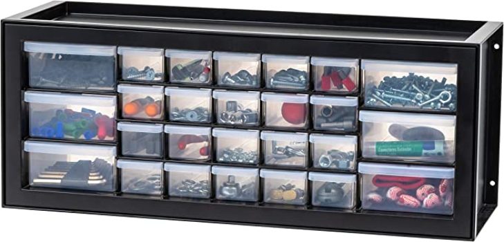 IRIS 26-Drawer Parts Storage Hardware and Craft Cabinet