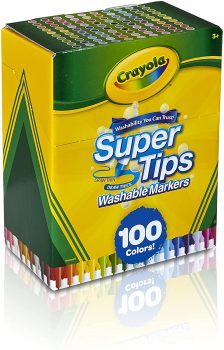120-Count Crayola Super Tips Bulk Marker Set