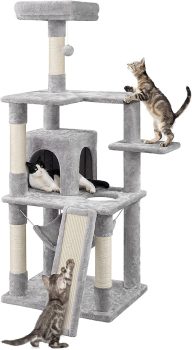 Yaheetech 60.5in Multi-Level Cat Tree Tower for Cats