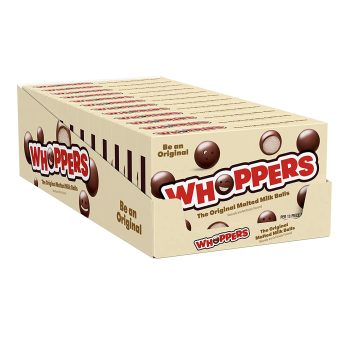 12 Count WHOPPERS Malted Milk Balls Candy, Movie Snack 5 oz