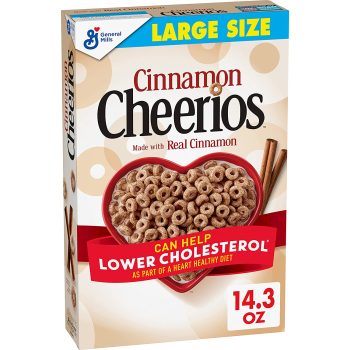 Cinnamon Cheerios Breakfast Cereal, Gluten Free 14.3 oz