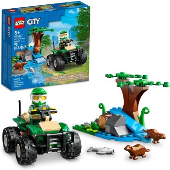 LEGO City ATV and Otter Habitat 60394 Off-Roader Quad Bike Toy