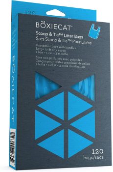 Boxiecat Scoop & Tie Litter Bags 120-Count