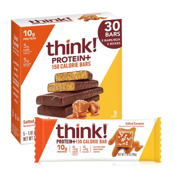 30-Pack Think! Protein Bars with Chicory Root for Fiber 1.4 Oz