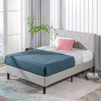 ZINUS Shalini Upholstered Platform Bed Frame Full