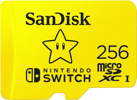 SanDisk 256GB microSDXC Card for Nintendo Switch