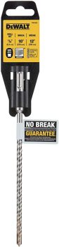 DeWalt 1/4-In x 10-In x 12-In Rock Carbide SDS Plus Hammer Bit