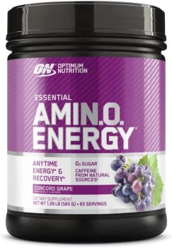 Optimum Nutrition Amino Energy Pre Workout, Concord Grape, 1.29Lb