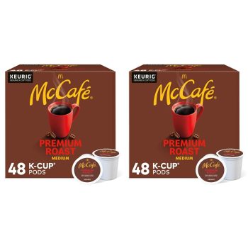 2-PK McCafe Premium Roast, Keurig Single Serve K-Cup Pods 48 Count