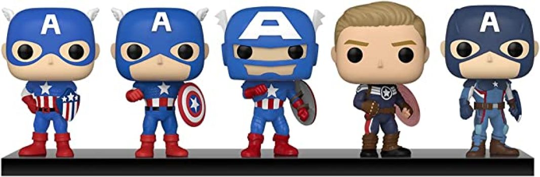 5-Pack POP Funko Marvel: Year of The Shield Captain America