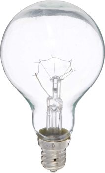 2-Pk Feit 40W 120V Clear Candelabra E12 Base Ceiling Fan Bulb