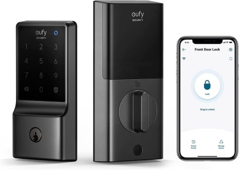 Eufy Security WiFi Smart Lock, 5-in-1 Keyless Entry Door Lock