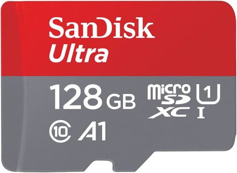 SanDisk 128GB Ultra microSDXC UHS-I Memory Card