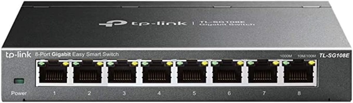 TP-Link 8 Port Gigabit Switch Easy Smart Managed