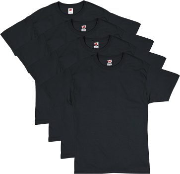 Hanes Essentials Mens Short Sleeve Crewneck Cotton T-Shirts