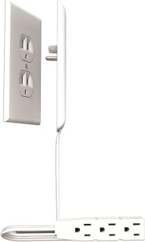 Sleek Socket Ultra-Thin Electrical Outlet Cover 3-Ft Universal Size