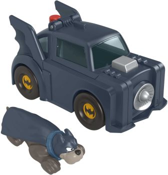 Fisher-Price DC League of Super Launch Ace figure and Batmobile Vehicle
