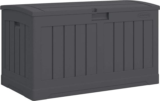 Suncast Peppercorn Plastic Deck Box 50gal