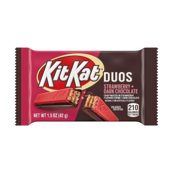 Kit Kat Duos Dark Chocolate and Strawberry Creme Wafer Candy 24-Ct