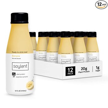 12-Pack Soylent Meal Replacement Shake, Banana 14-Oz