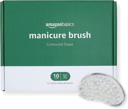 10-Count Amazon Basics Manicure Brush