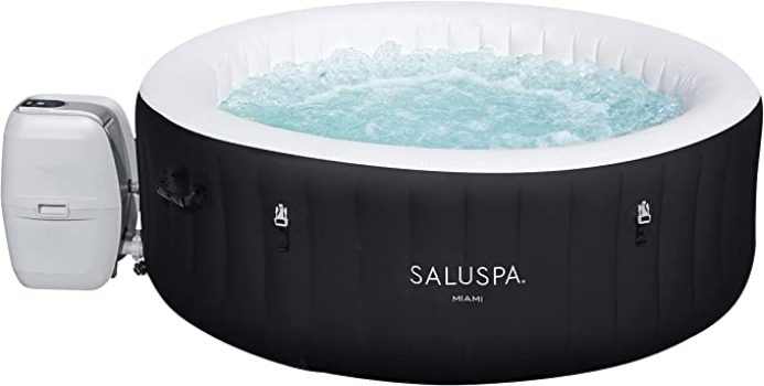 Bestway SaluSpa Miami Inflatable Hot Tub 4-Person AirJet Spa