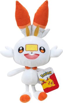 Pokemon Sword & Shield Official 8-inch Plush Scorbunny