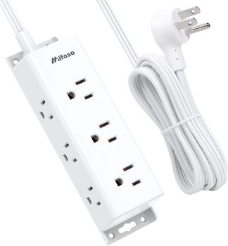 Mifaso LF50 3-Side Outlet Surge Protector Power Strip w/9AC Outlets